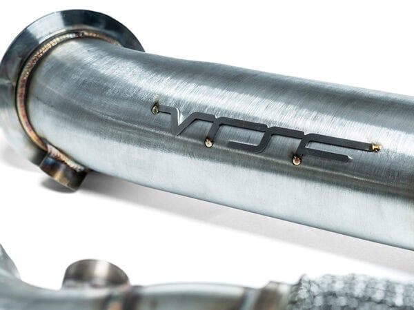 Alternative view of VRSF BMW S58 Racing Downpipes G87 M2 G80 G81 M3 G82 G83 M4