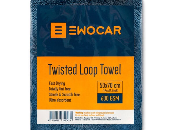 Ewocar Twisted Loop Drying Towel