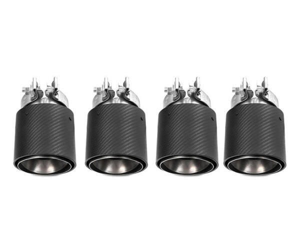 BMW G87 M2 G80 G81 M3 G82 G83 M4 G90 G99 M5 VAD Style CARBON FIBRE Exhaust Tips