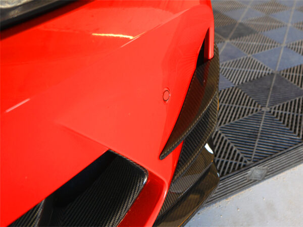 Alternative view of BMW G80 G81 G82 G83 M3 M4 Prepreg CARBON FIBRE GT Style Front Corner Canards Winglets