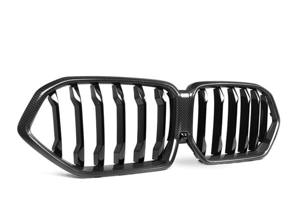 Alternative view of BMW G06 X6 LCI Prepreg CARBON FIBRE Performance Style Kidney Grille