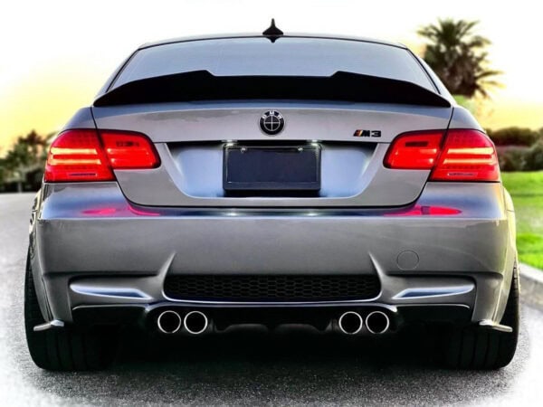 Alternative view of BMW E90 E92 E93 M3 CARBON FIBRE Rear Bumper Splitters Extensions