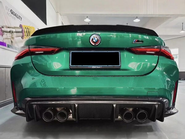 Alternative view of BMW G82 G83 M4 3D Style CARBON FIBRE Rear Diffuser
