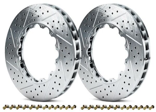 Girodisc D2-045DS 2-Piece Replacement Brake Disc Ring For Mercedes-Benz C117 X117 X156 W176