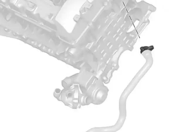 Alternative view of Alpha Competition BMW E8X 135i 1M E9X 335i N54 Aluminium Coolant Hose Adaptor