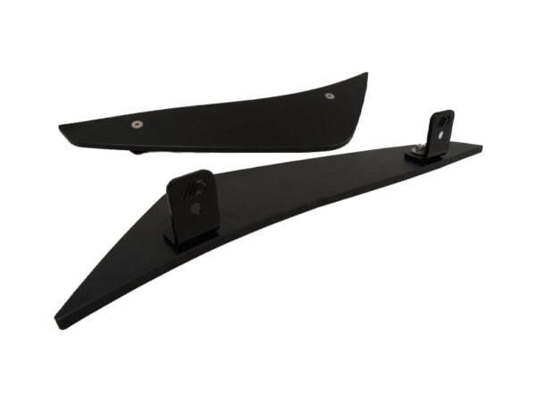 Maxton Design Matte Black Front Bumper Canards For BMW M3 E92 E93 Pre LCI