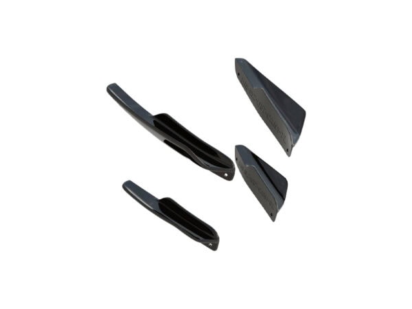 Maxton Design Gloss Black Front Bumper Canards For BMW M2 Series G87