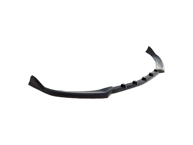 Maxton design gloss black front splitter v. 2 for mercedes-benz amg c63 w205