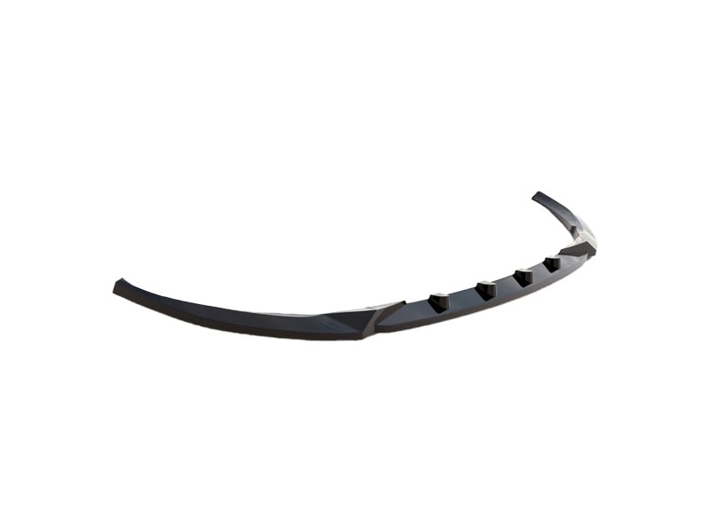 Maxton design gloss black front splitter v. 2 for mercedes-benz amg w205 c205 s205 lci