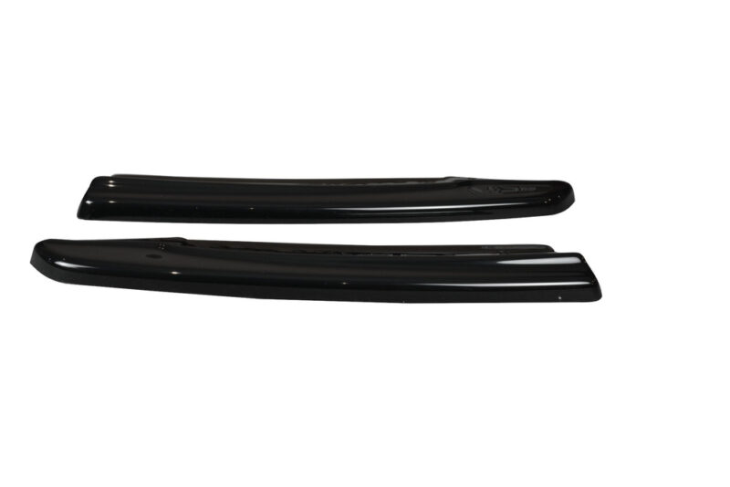 Maxton design gloss black rear corner splitters for mercedes-benz cla c117 amg lci