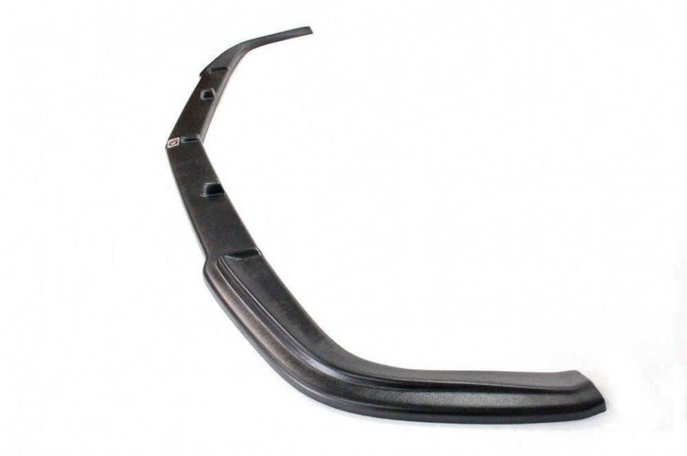 Maxton design gloss black front splitter for mercedes-benz amg w211 lci