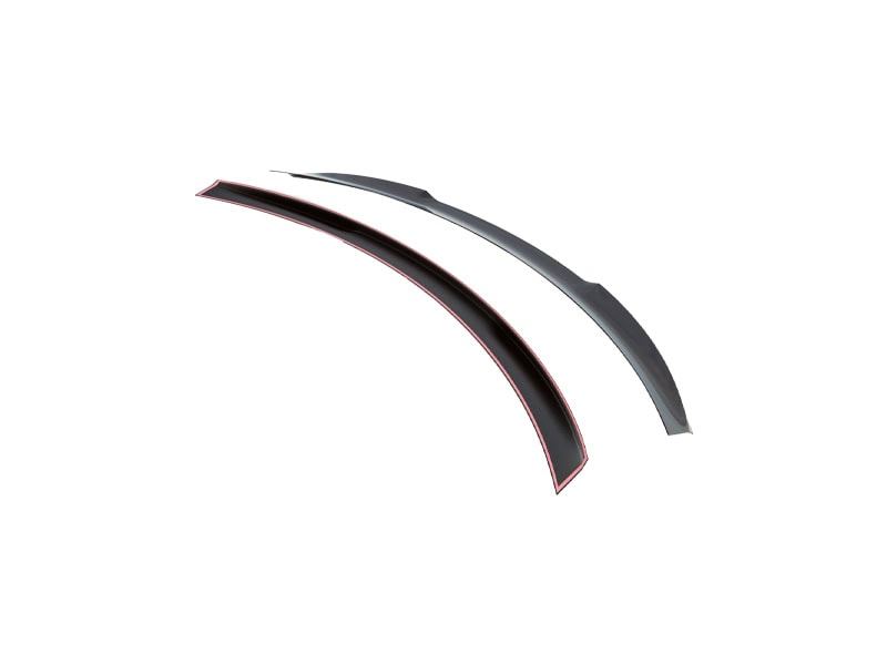 Maxton design gloss black 3d style boot spoiler for mercedes-benz amg w223