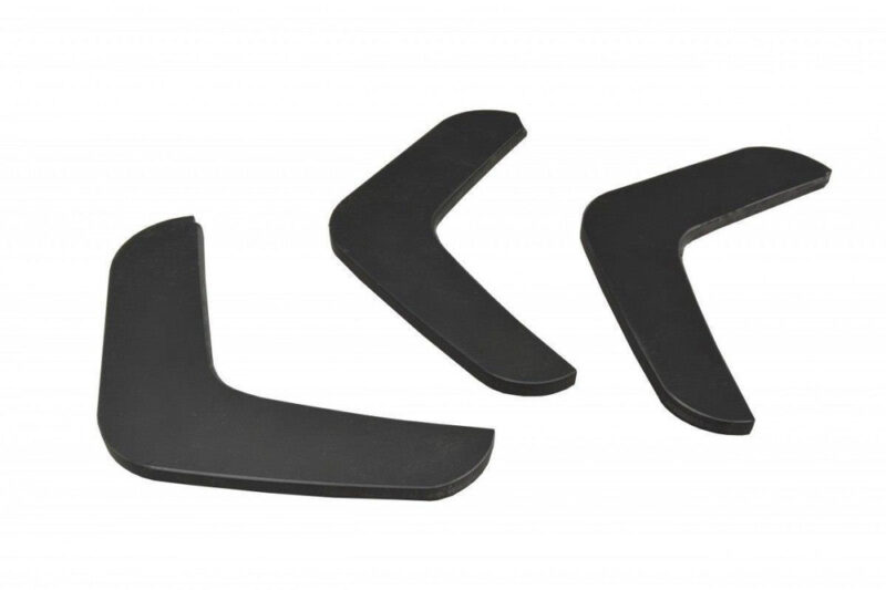 Maxton design matte black rear diffuser v. 2 for mercedes-benz amg w204 lci