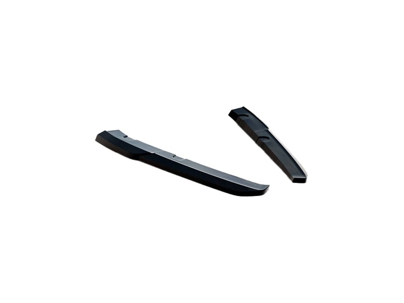 Maxton design gloss black rear corner splitters for porsche 911 992 gt3