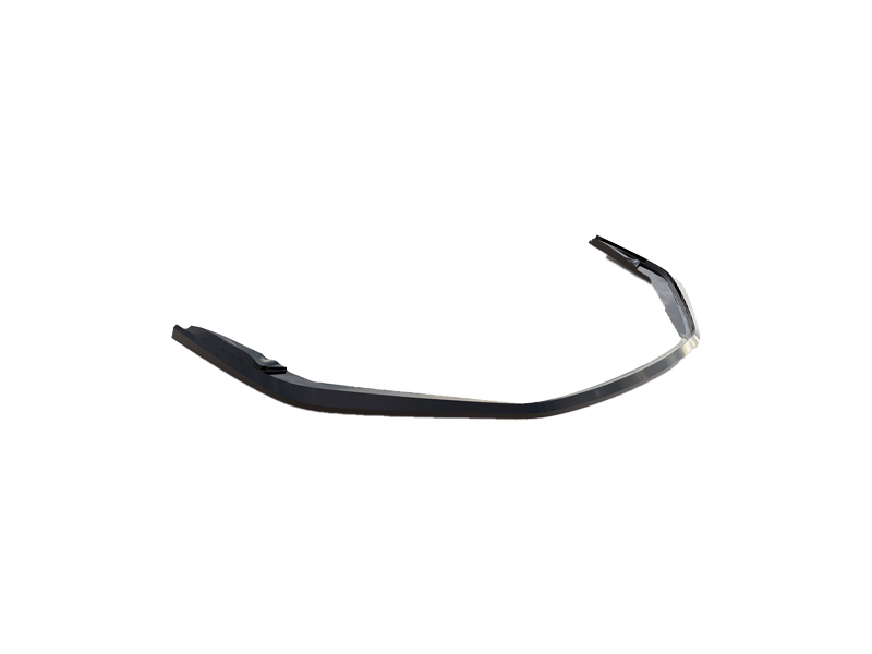 Maxton design gloss black front splitter for porsche 718 cayman gt4 rs 982c