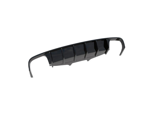 Maxton Design Gloss Black Sport Style Rear Diffuser For Porsche Macan 95B GTS MK1 Facelift
