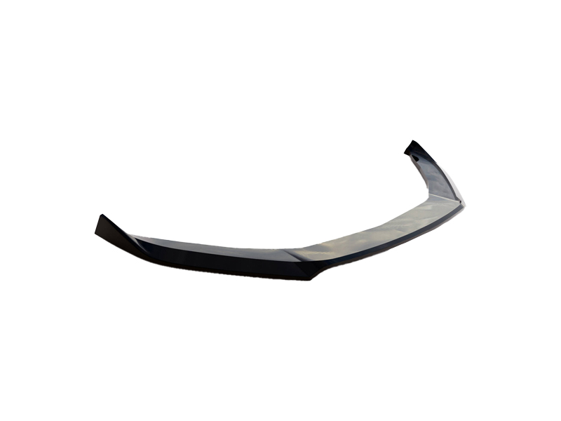 Maxton design gloss black front splitter v. 2 for porsche panamera 971 e-hybrid 4s