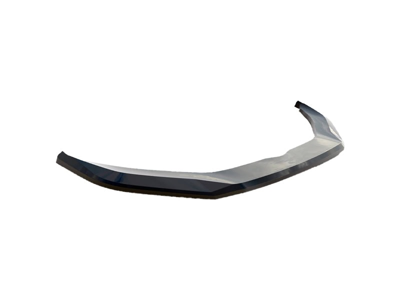 Maxton design gloss black front splitter v. 1 for porsche panamera 971 e-hybrid facelift