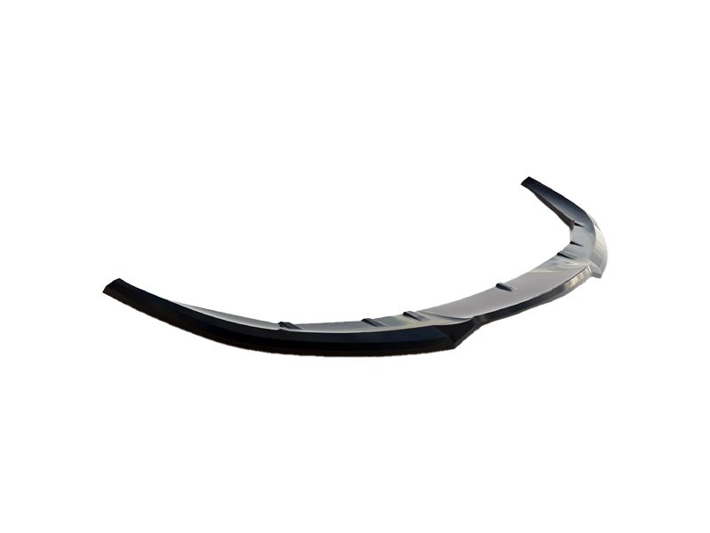 Maxton design gloss black front splitter for porsche taycan 9j1 gts mk1