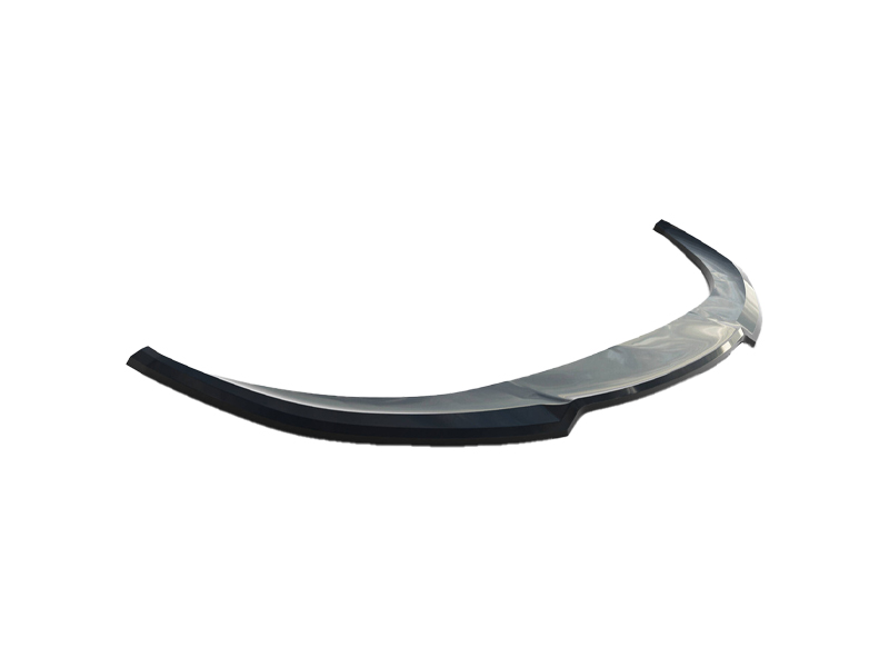 Maxton designg gloss black front splitter for porsche taycan 9j1 turbo s mk1