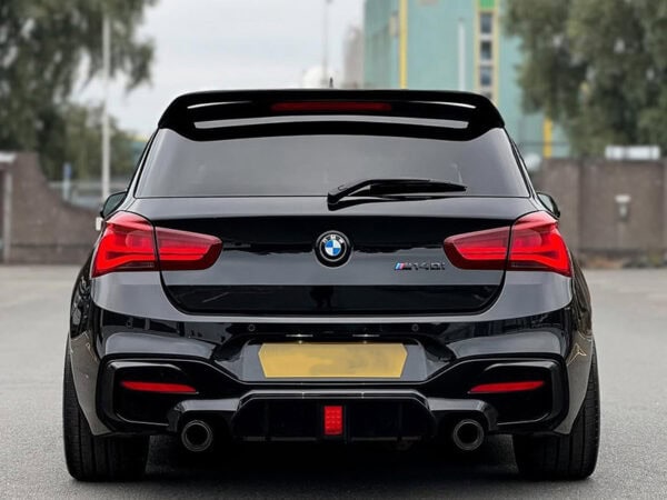 Alternative view of BMW 1 Series F20 F21 LCI M Sport GLOSS BLACK LED BRAKE LIGHT Dual Exhaust Rear Diffuser