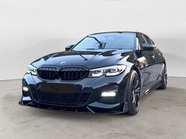 Alternative view of BMW 3 Series G20 G21 pre LCI M Sport Competition Front Splitter GLOSS BLACK