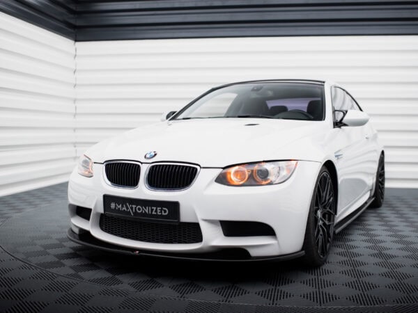 Alternative view of Maxton Design Gloss Black Front Splitter For BMW M3 E92 E93 Pre LCI