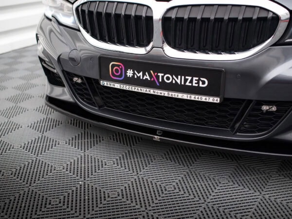 Alternative view of Maxton Design Gloss Black Front Splitter V.3 BMW 3 G20 M Sport