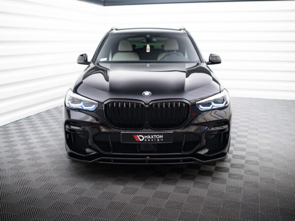 Alternative view of Maxton Design Gloss Black Front Splitter For BMW X5 G05 M Sport