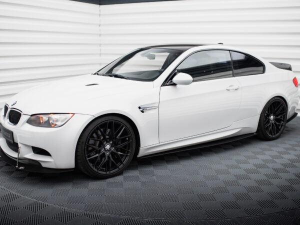 Alternative view of Maxton Design Matte Black Racing Side Skirts For BMW M3 E92 E93  Pre LCI