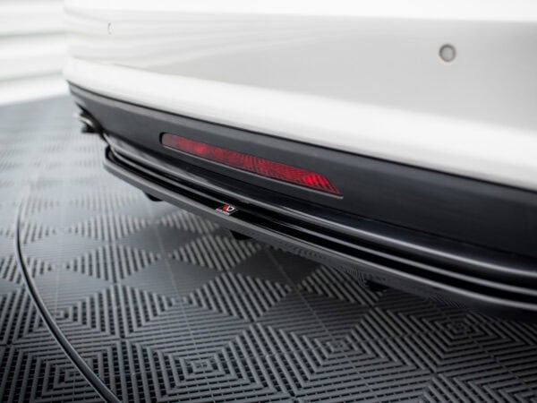 Eng pl rear splitter with vertical bars mercedes benz cls amg line c218 1047 1