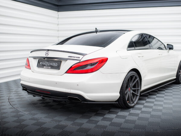 Eng pl rear splitter with vertical bars mercedes benz cls amg line c218 1047 2