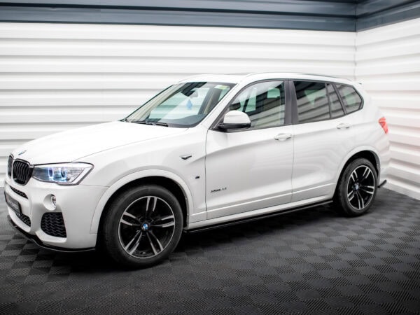 Alternative view of Maxton Design Gloss Black Side Skirts For BMW X3 F25 M Sport LCI