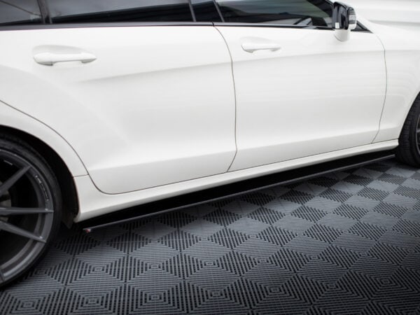 Eng pl side skirts diffusers mercedes benz cls amg line c218 208 2