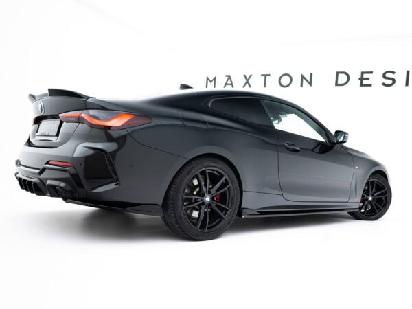 Alternative view of Maxton Design Gloss Black Side Skirts V.2 For BMW 4 Series G22 G23 M440i M Sport LCI