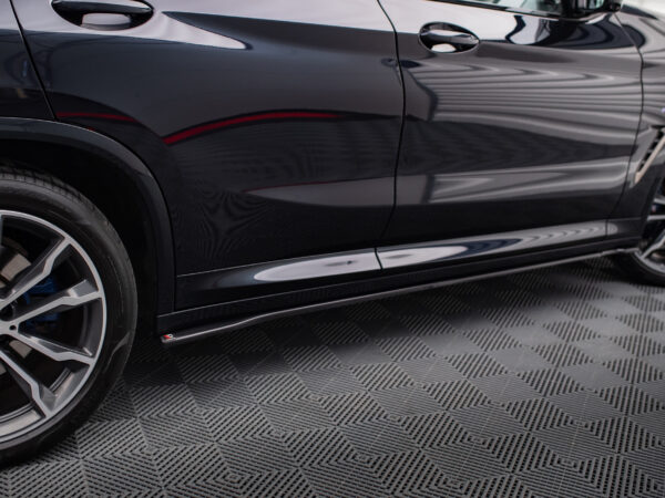 Eng pl side skirts diffusers for bmw x4 m pack g02 9147 2