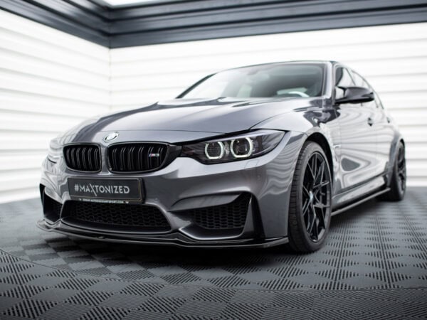Alternative view of Maxton Design Gloss Black Front Splitter V.1 For BMW M3 F80