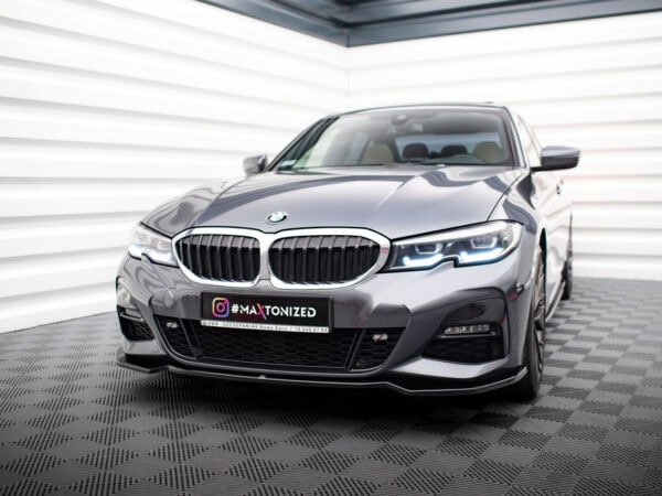 Alternative view of Maxton Design Gloss Black Front Splitter V.2 For BMW 3 Series G20 M Sport