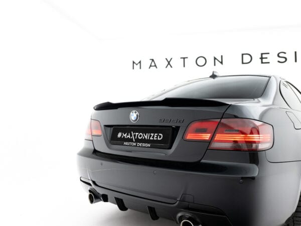 Alternative view of Maxton Design Gloss Black Boot Spoiler For BMW 3 Series E92 M Sport