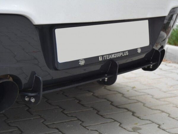 Alternative view of Maxton Design Matte Black Rear Diffuser & Rear Corner Splitters For BMW 1 Series F20 F21 M Sport Pre LCI