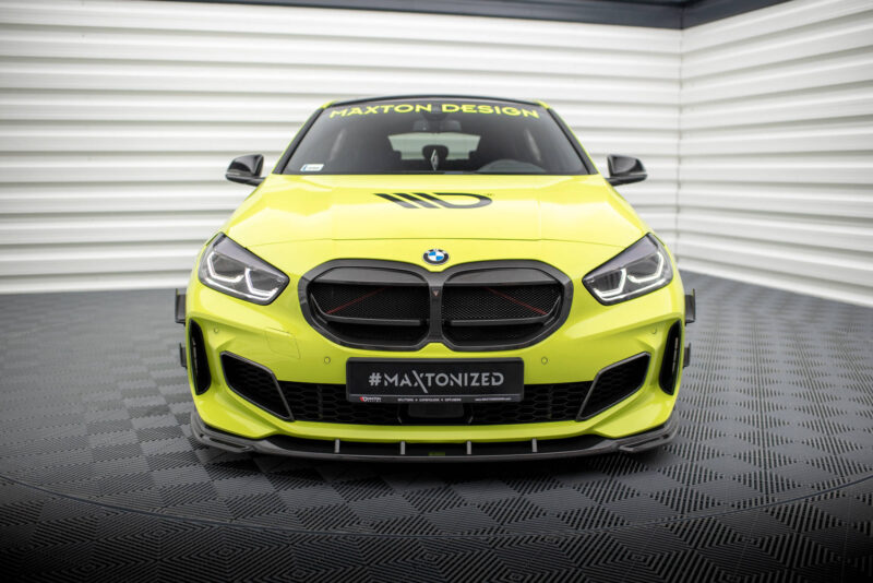 Maxton design prepreg carbon fibre front bumper canards for bmw f40 m sport m135i - image 2