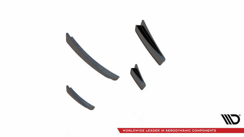 Maxton design prepreg carbon fibre front bumper canards for bmw f40 m sport m135i