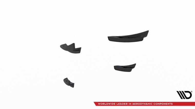 Maxton design prepreg carbon fibre front bumper canards for bmw f40 m sport m135i - image 7