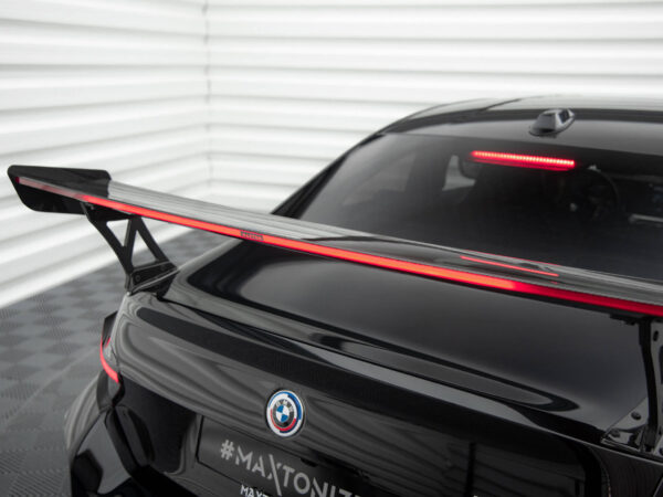 Pol po carbon fiber spoiler with external brackets uprights led light bmw m2 g87 m240i 2 m pack 2 standard g42 19395 15