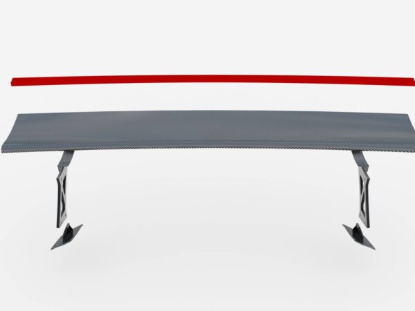 Pol po carbon fiber spoiler with external brackets uprights led light bmw m2 g87 m240i 2 m pack 2 standard g42 19395 18