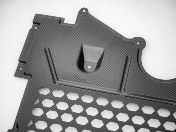 Pol po carbon fiber under engine cover bmw m2 g87 21592 3