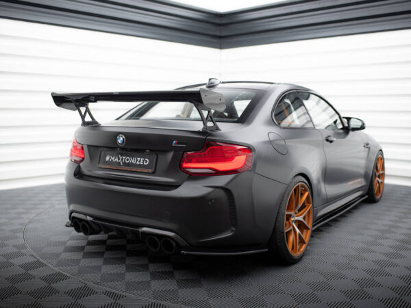 Pol po carbon spoiler with external brackets uprights bmw m2 f87 2 2 m pack f22 20819 10
