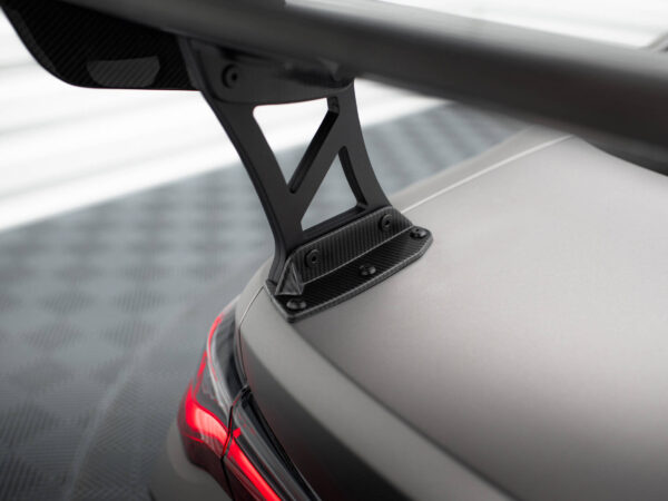 Alternative view of Maxton Design Prepreg Carbon Fibre Spoiler With External Brackets Uprights For BMW M4 G82 G22 M440i M Sport LCI