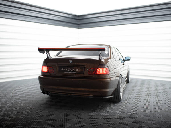 Pol po carbon spoiler with external brackets uprights led bmw 3 coupe e46 20934 15
