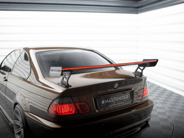 Pol po carbon spoiler with external brackets uprights led bmw 3 coupe e46 20934 17